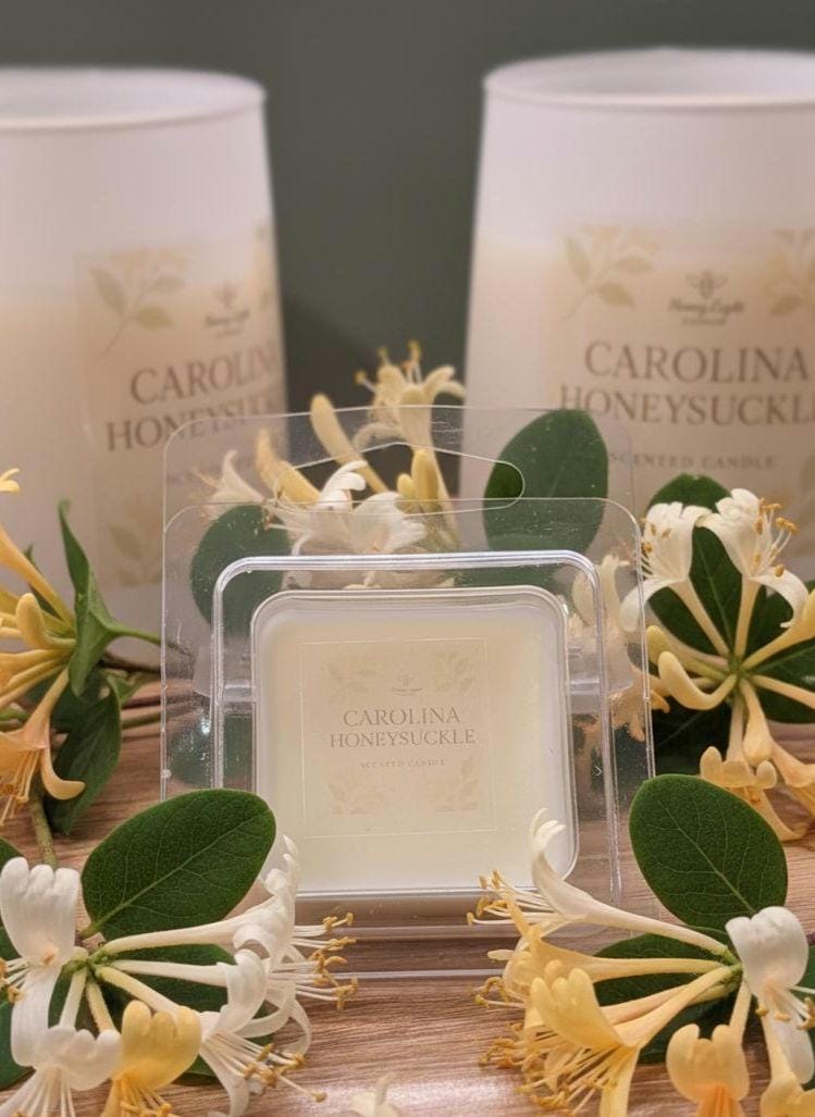 Carolina Honeysuckle Wax Melt | Floral Soy Wax Melt | Spring Scent