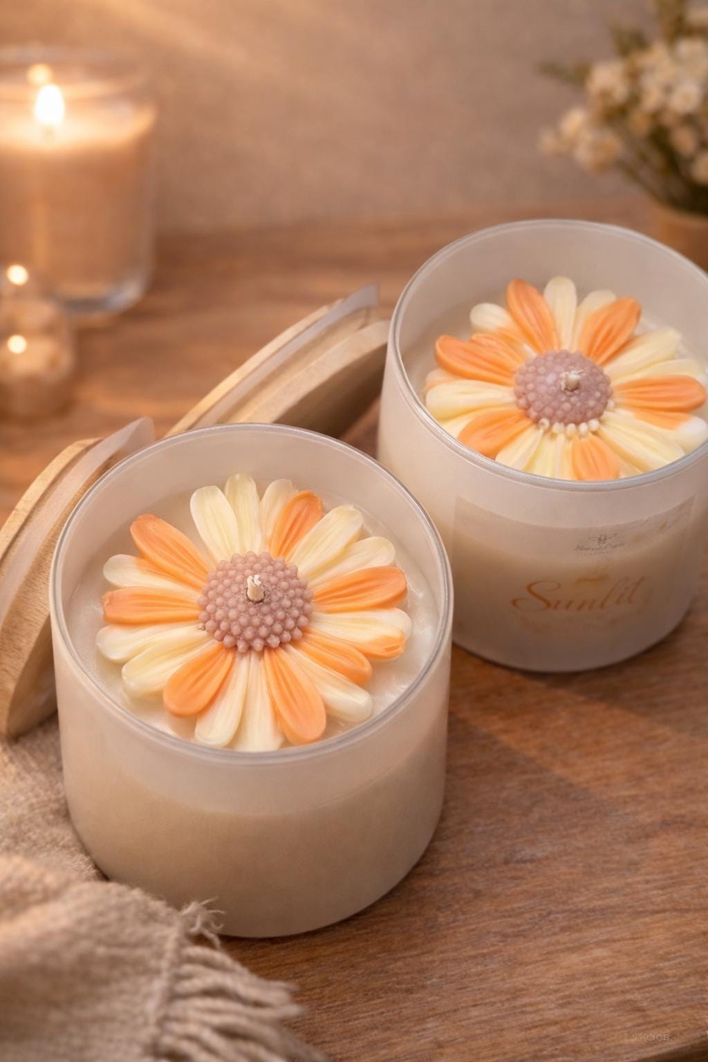 Sunlit Soy Candle | Hand-Poured Candle