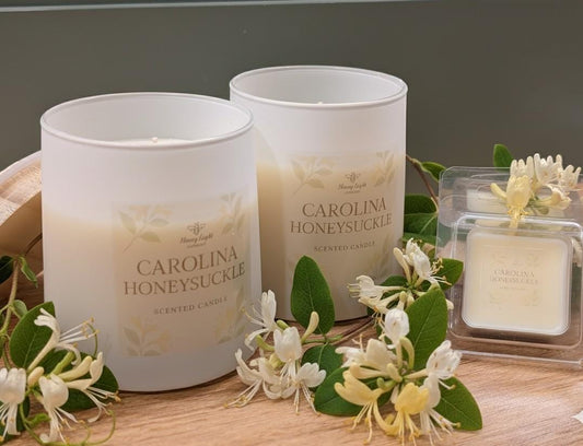 Carolina Honeysuckle Soy Candle | Floral Spring Scent | Hand-Poured Candle