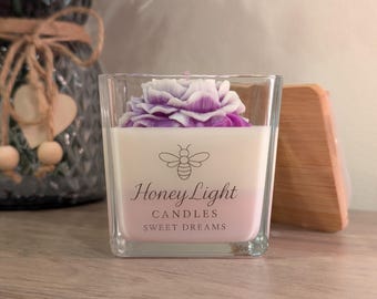 Sweet Dreams Candle (Purple & White Peony)